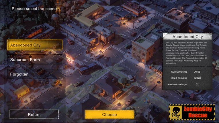 Zombie City Rescue screenshot