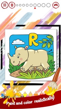Animals alphabet Coloring Book screenshot