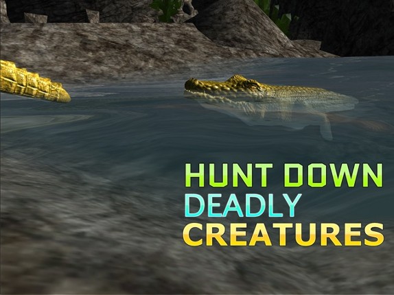 Crocodile Hunter Simulator 3D – kill deadly predator in this shooting simulation game Image