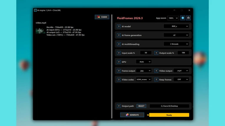 FluidFrames screenshot