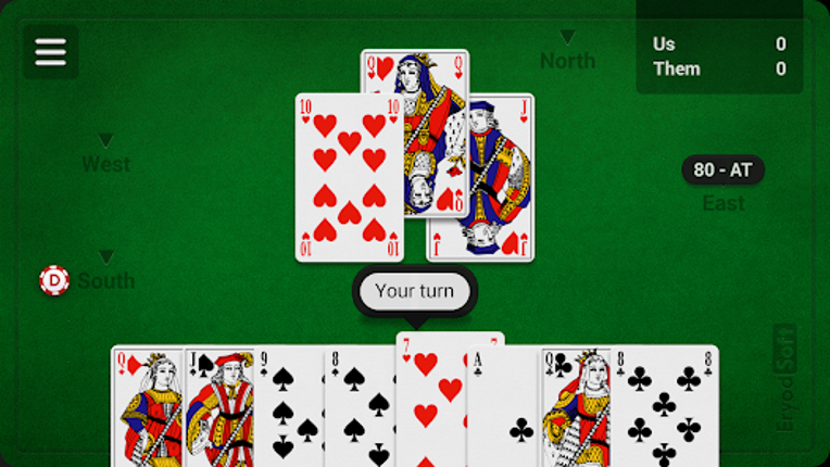 French Coinche screenshot