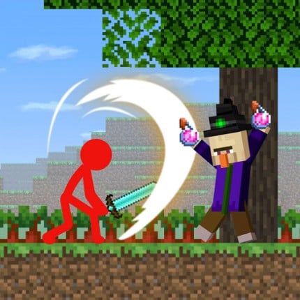 Stickman vs Craftman Game Cover