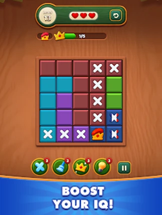 Find the Queens: Logic Puzzle screenshot