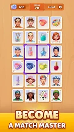 Association Match 4 Emoji Game screenshot