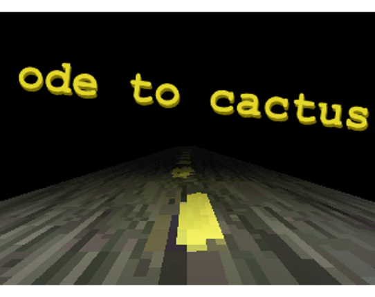 ode to cactus Game Cover