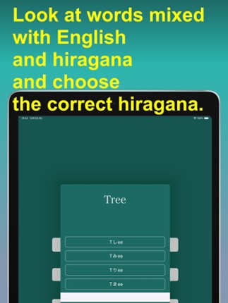 Mix & Match Hiragana screenshot