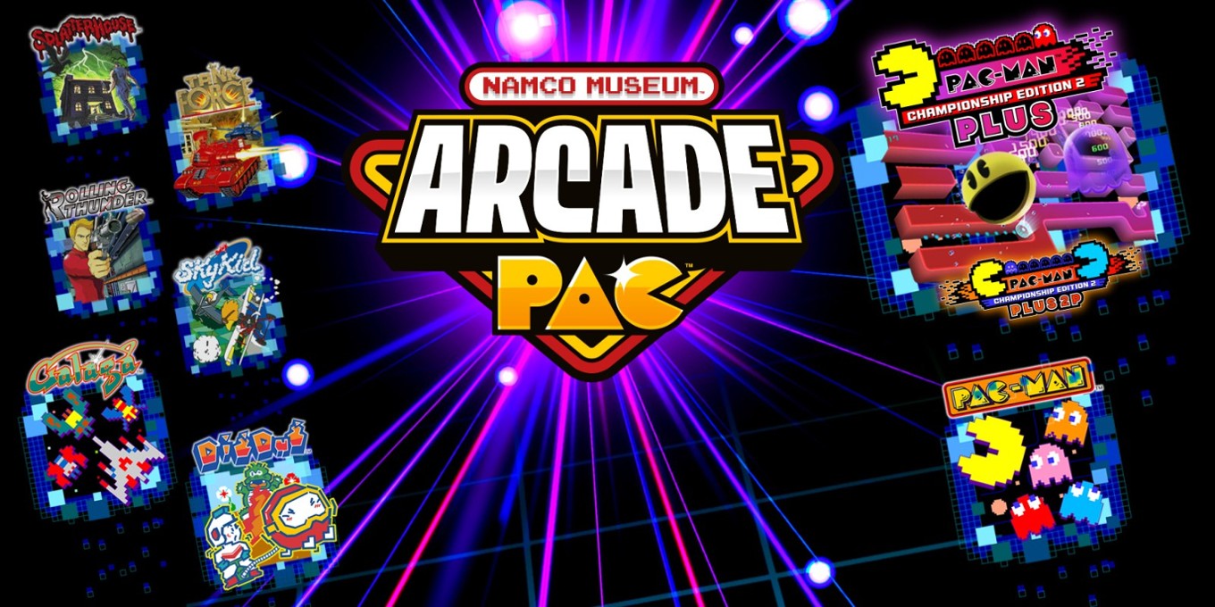 Games like Namco Museum Arcade Pac
