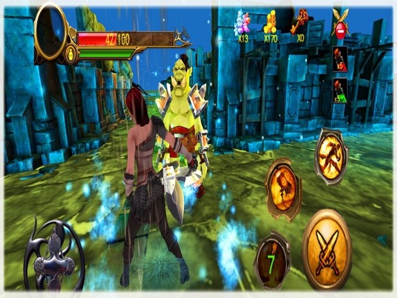 Ninja Fighter Legends. The Shadow Street Fight screenshot
