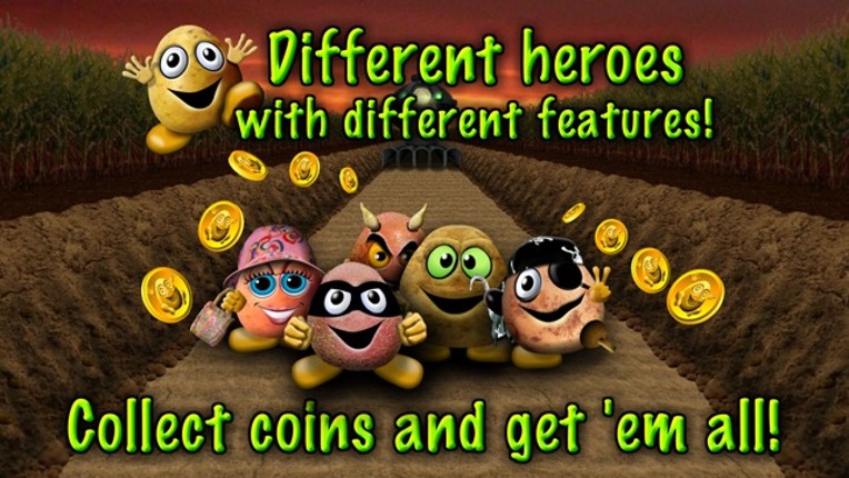 POTATO STORY - action runner fun game screenshot