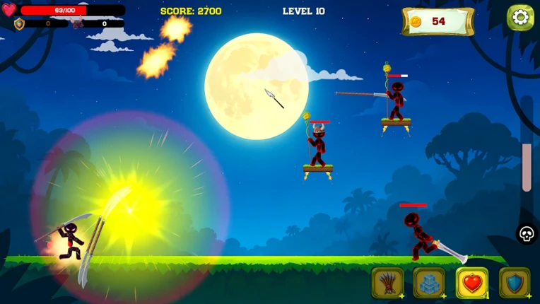 The Stickman Stick War screenshot