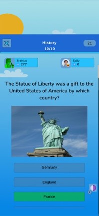 United States Knowledge Quiz screenshot