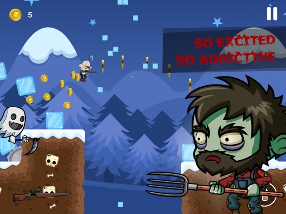 Zombies VS Hunter - Running &amp; Shooting Undead Land screenshot