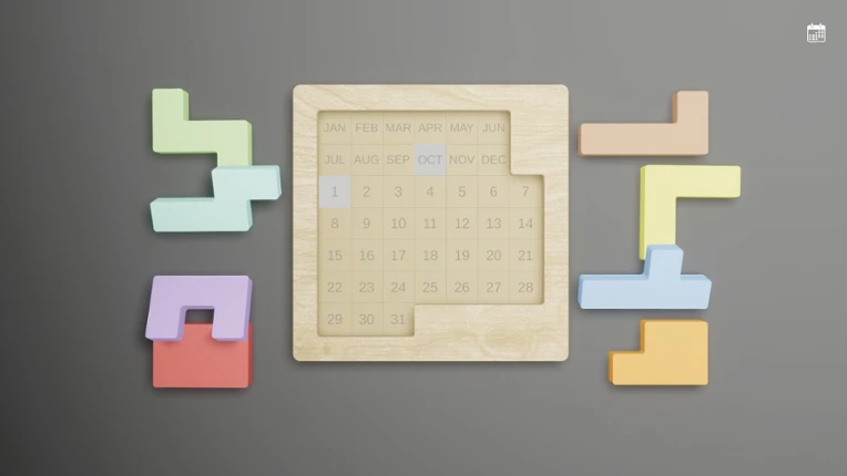 Calendar Puzzle screenshot