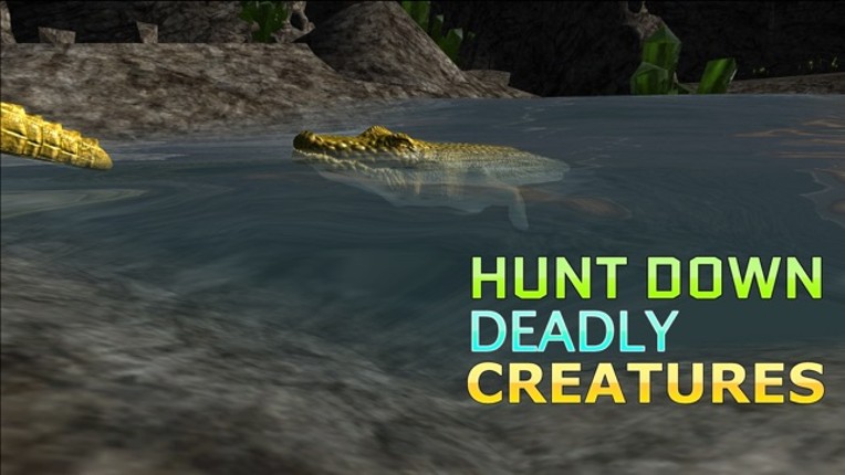 Crocodile Hunter Simulator 3D – kill deadly predator in this shooting simulation game Image