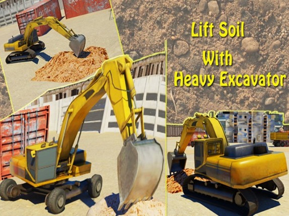 Excavator Simulator 3D - Drive Heavy Construction Crane A real parking simulation game screenshot