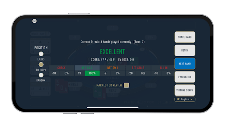 DTO CASH - GTO Poker Trainer Image