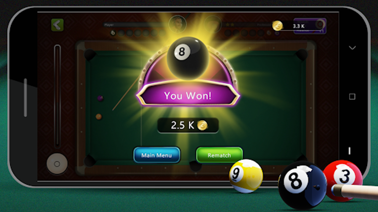 8 Ball Billiards Offline Pool Image