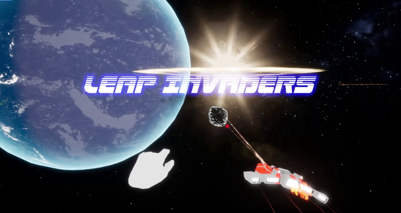 Leap Invaders Game Cover