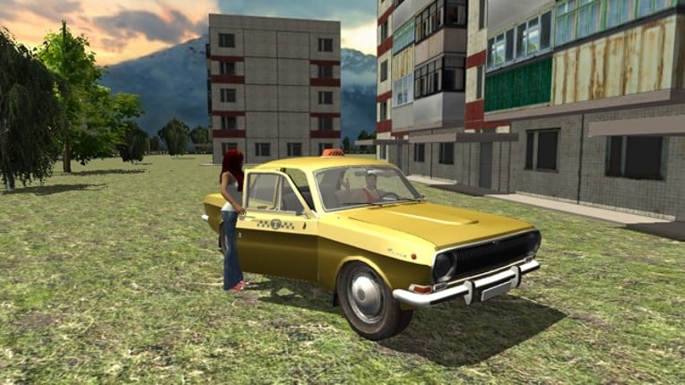 Russian Taxi Simulator 3D screenshot