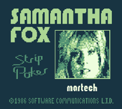 Samantha Fox Strip Poker Image