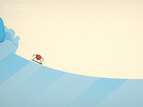 Snowboard Downhill Image