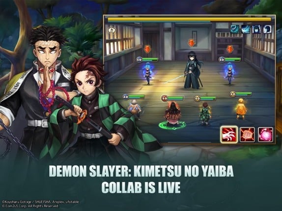 Summoners War X Demon Slayer screenshot