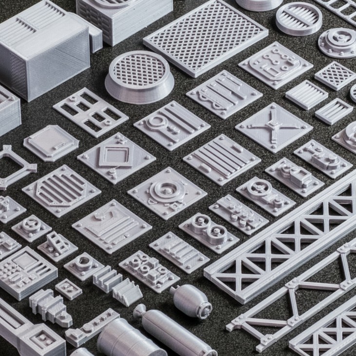 Games like 3D Printables: Sci-Fi Greebles Vol. 1