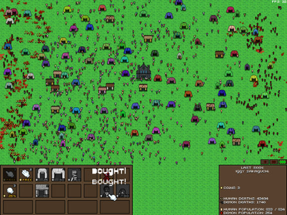 Breed Humans - then kill them all. screenshot