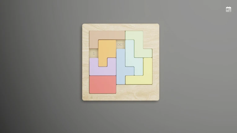 Calendar Puzzle screenshot