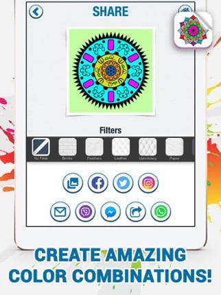 Color Therapy Book Pages Image