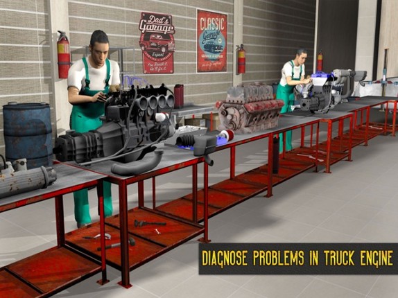 Euro Truck Mechanic Simulator - Engine Repair Shop screenshot