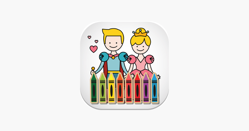 Fairy Tale Kids Toddler Coloring Book for Boy Girl Image