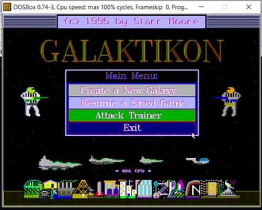 Galaktikon 1995 screenshot