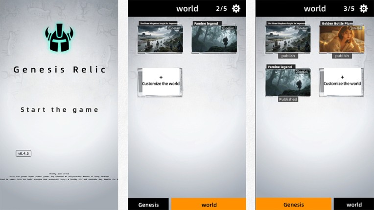 Genesis Relic screenshot