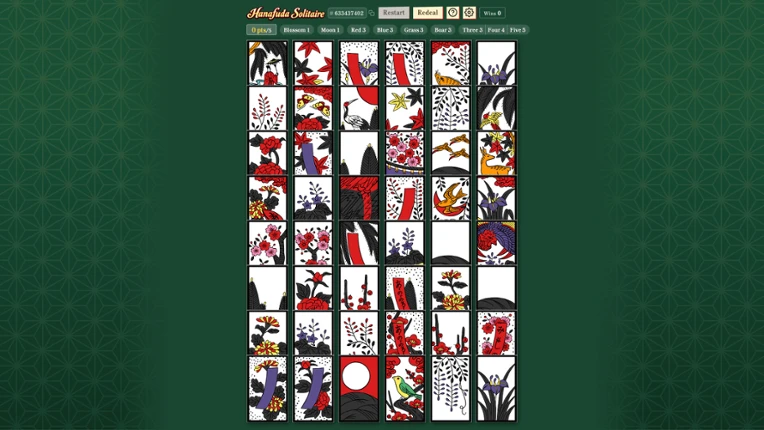 Hanafuda Solitaire | GameBrain