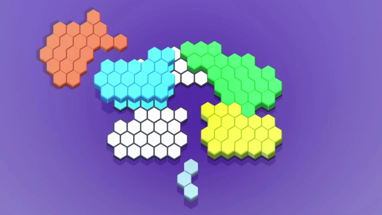 Hexagon Puzzle Blocks Image