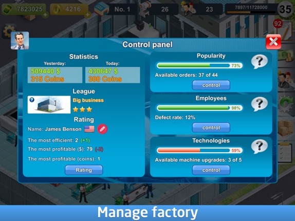 Industrialist - My factory screenshot