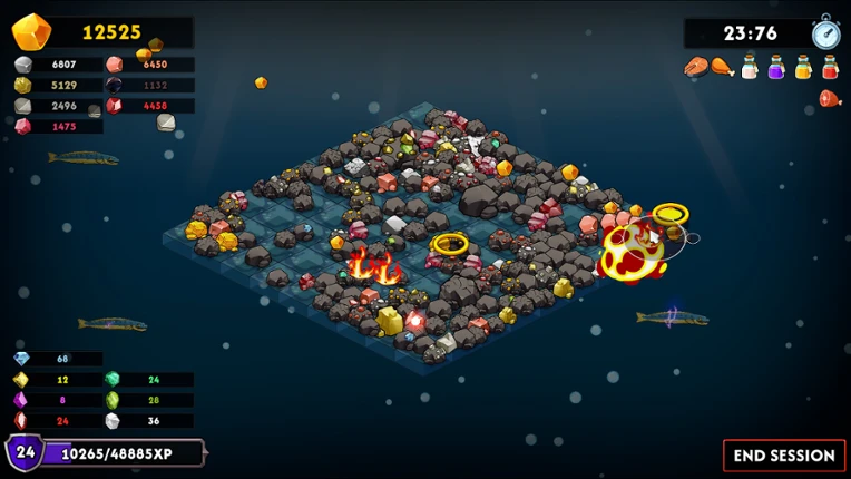 Keep on Mining! - Worlds screenshot