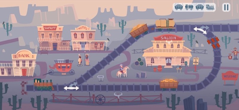 Logic Train: Railway Puzzle screenshot