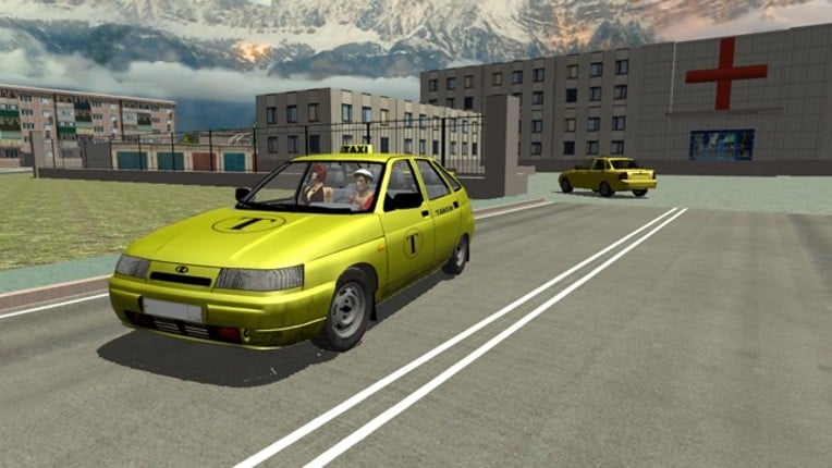 Russian Taxi Simulator 3D screenshot