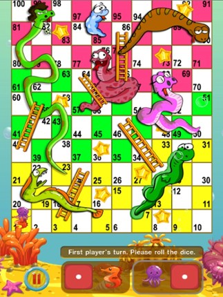 Snake and Ladder Heroes  Aquarium Free Game screenshot