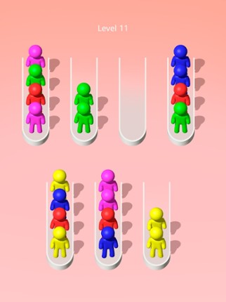 Crowd Sort: Color Sorting Game screenshot