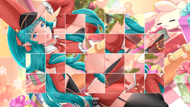 Elves Christmas Hentai Puzzle Image