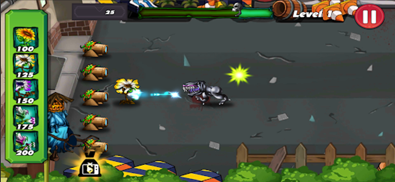 Angry Plants Game Image