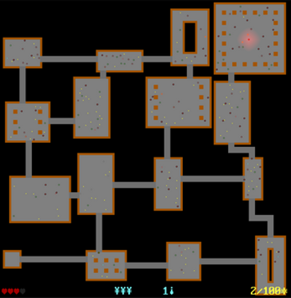Amulet Raider (2022 7DRL) screenshot