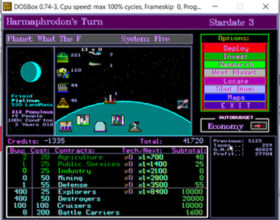 Galaktikon 1995 screenshot