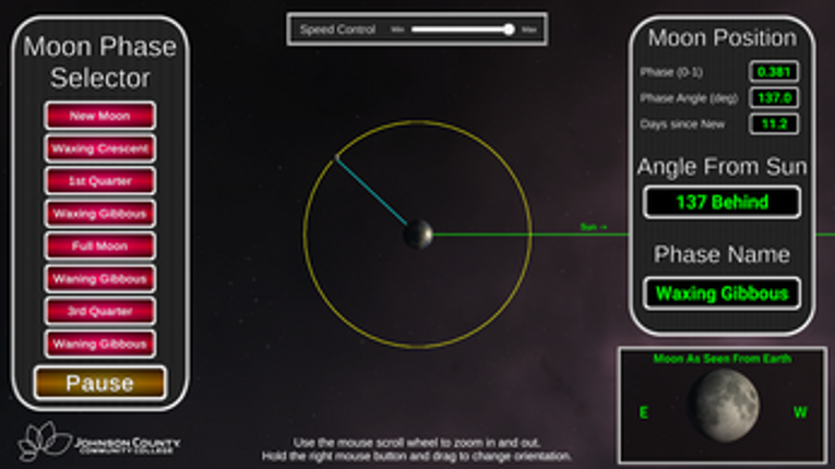 Lunar Phases Simulator Image