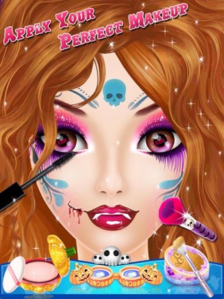 Halloween Makeup Me Salon for Girls - Kids Games screenshot