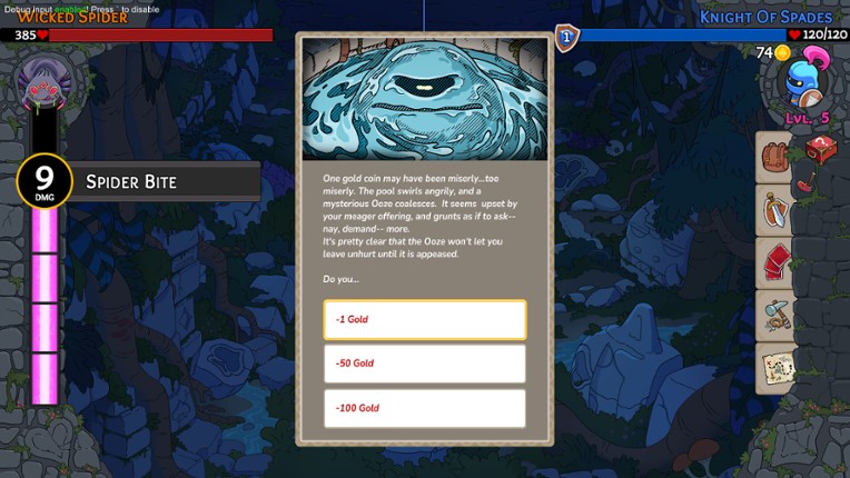 Hero's Hand screenshot