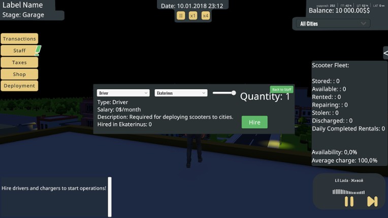 Kicksharing Tycoon screenshot